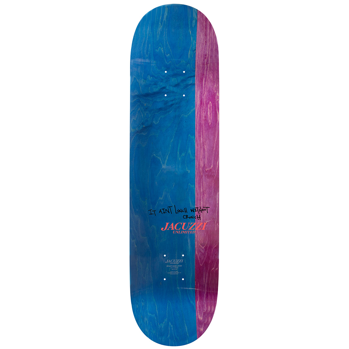 Jacuzzi Tony Latham Voodoo Skateboard Deck White 8.25