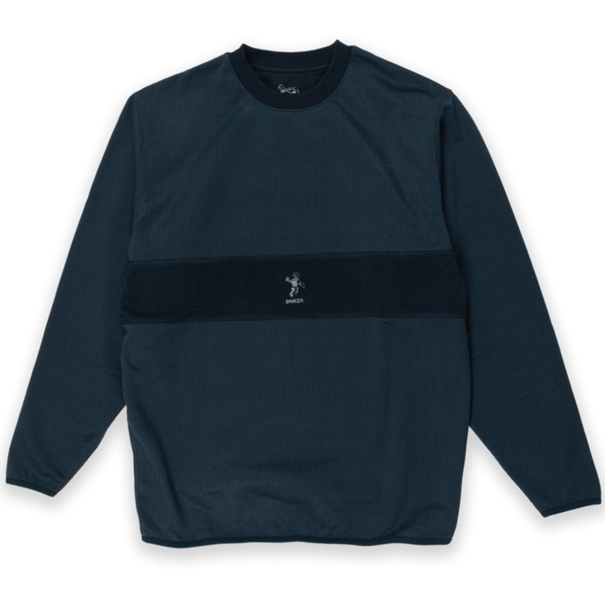 Dancer Ripstop Fleece Crewneck Sweater Navy Dancer Ripstop Fleece Crewneck Sweater Navy