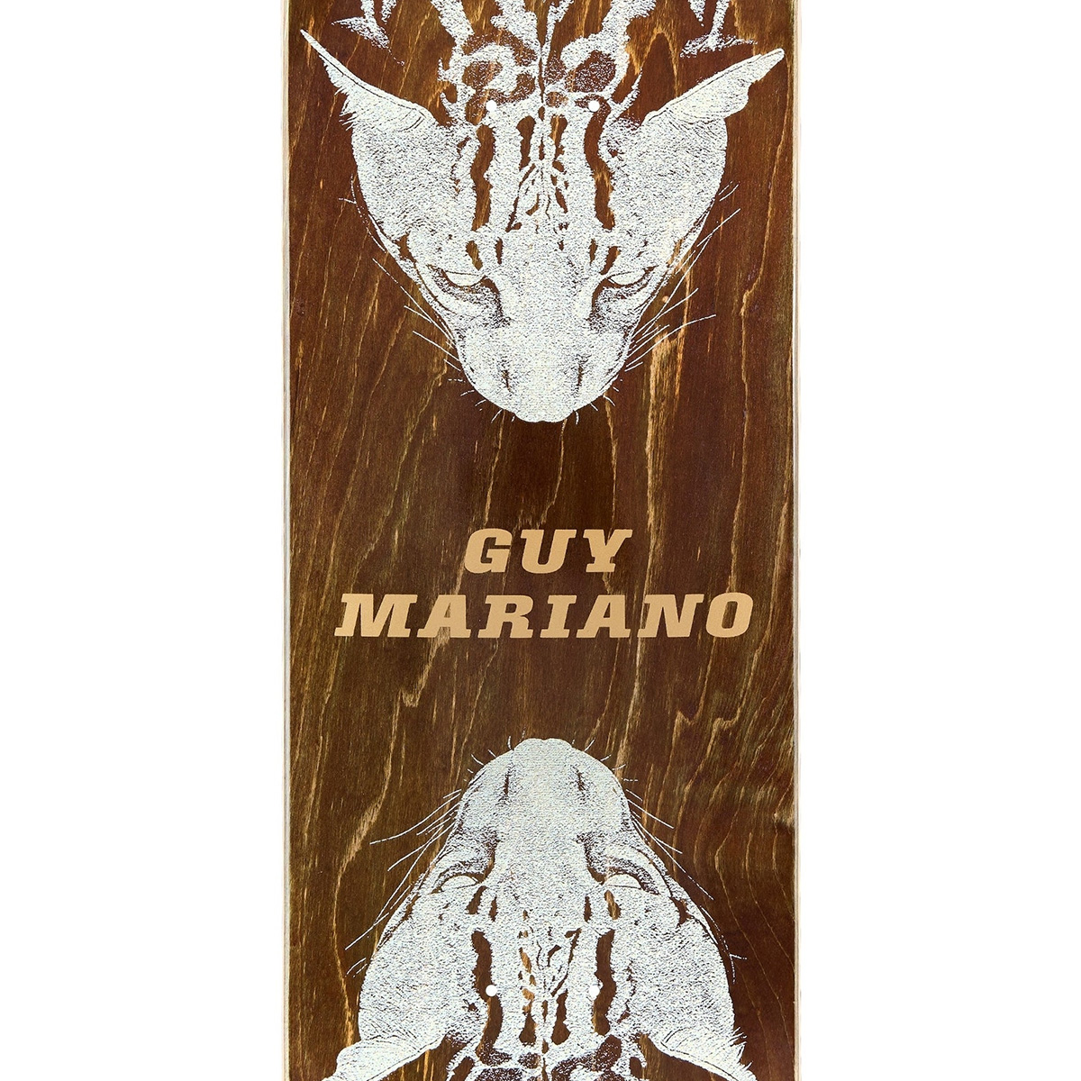 April Guy Mariano Cheetah Twin Tail Skateboard Deck 8.25