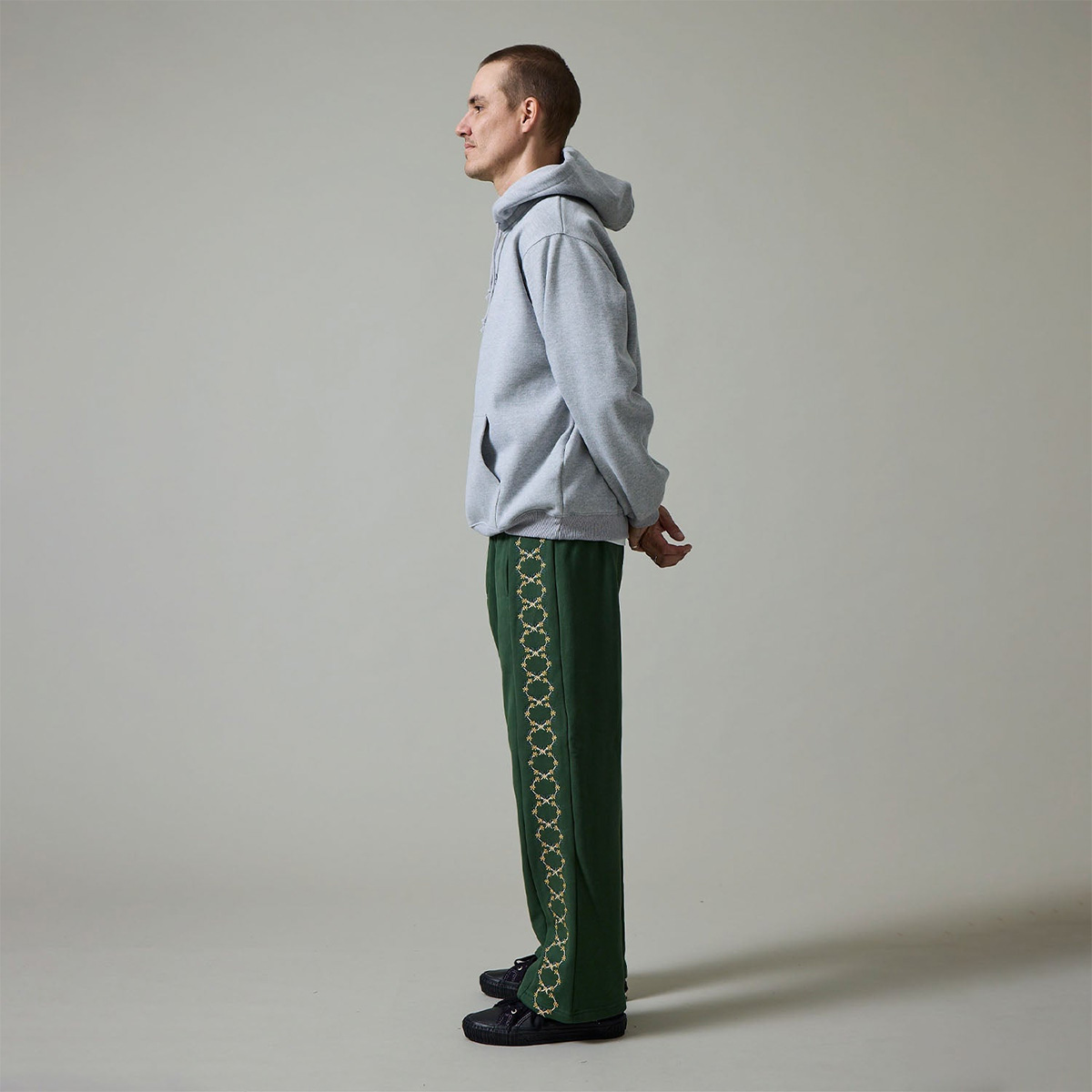 Pass Port Wattle Organic Fleece Track Pants Green S 1138180 S