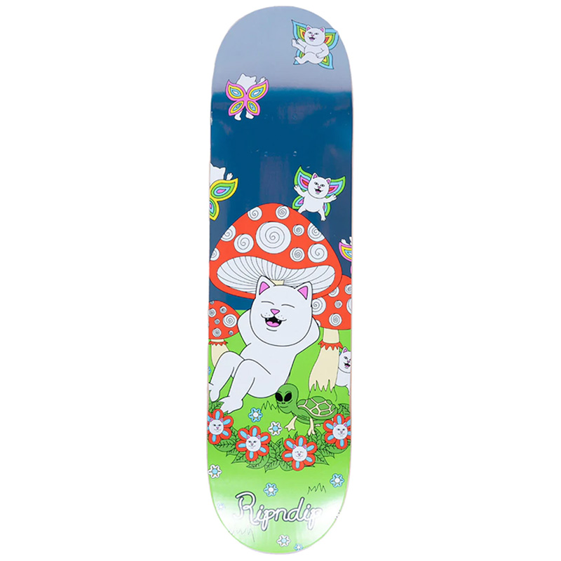 RIPNDIP Promised Land Skateboard Deck Blue 8.0
