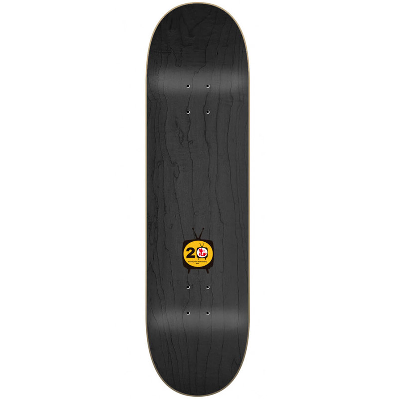 Flip Sorry 20th Anniversary Yellow Skateboard Deck 8.25 Flip Sorry 20th Anniversary Yellow Skateboard Deck 8.25