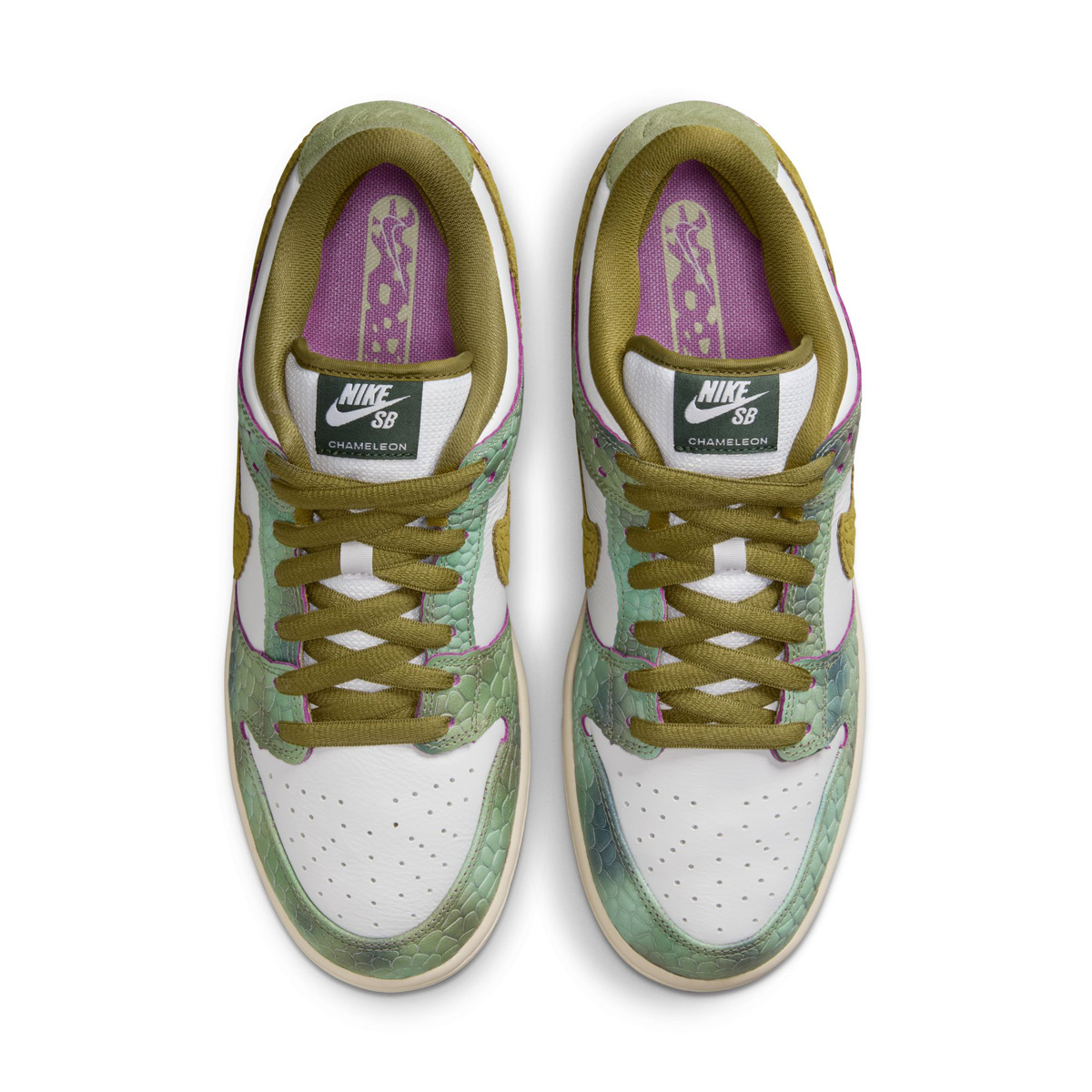 Nike SB Dunk Low Pro Oil Green/Desert/Moss-White