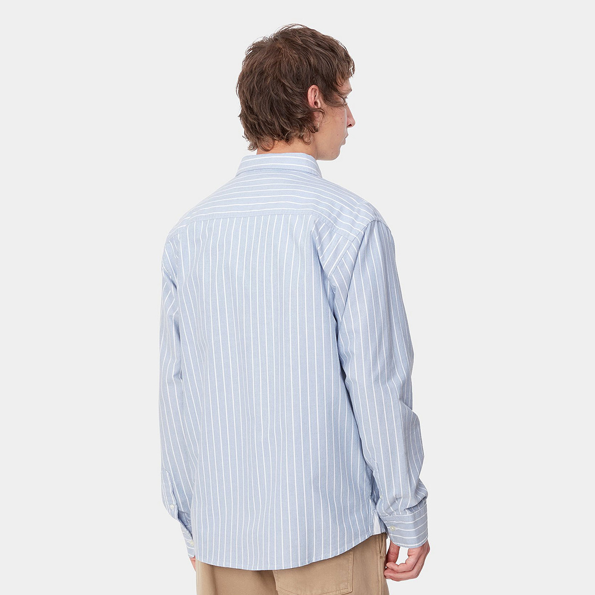 Carhartt WIP Longsleeve Dowlen Shirt Bleach/White