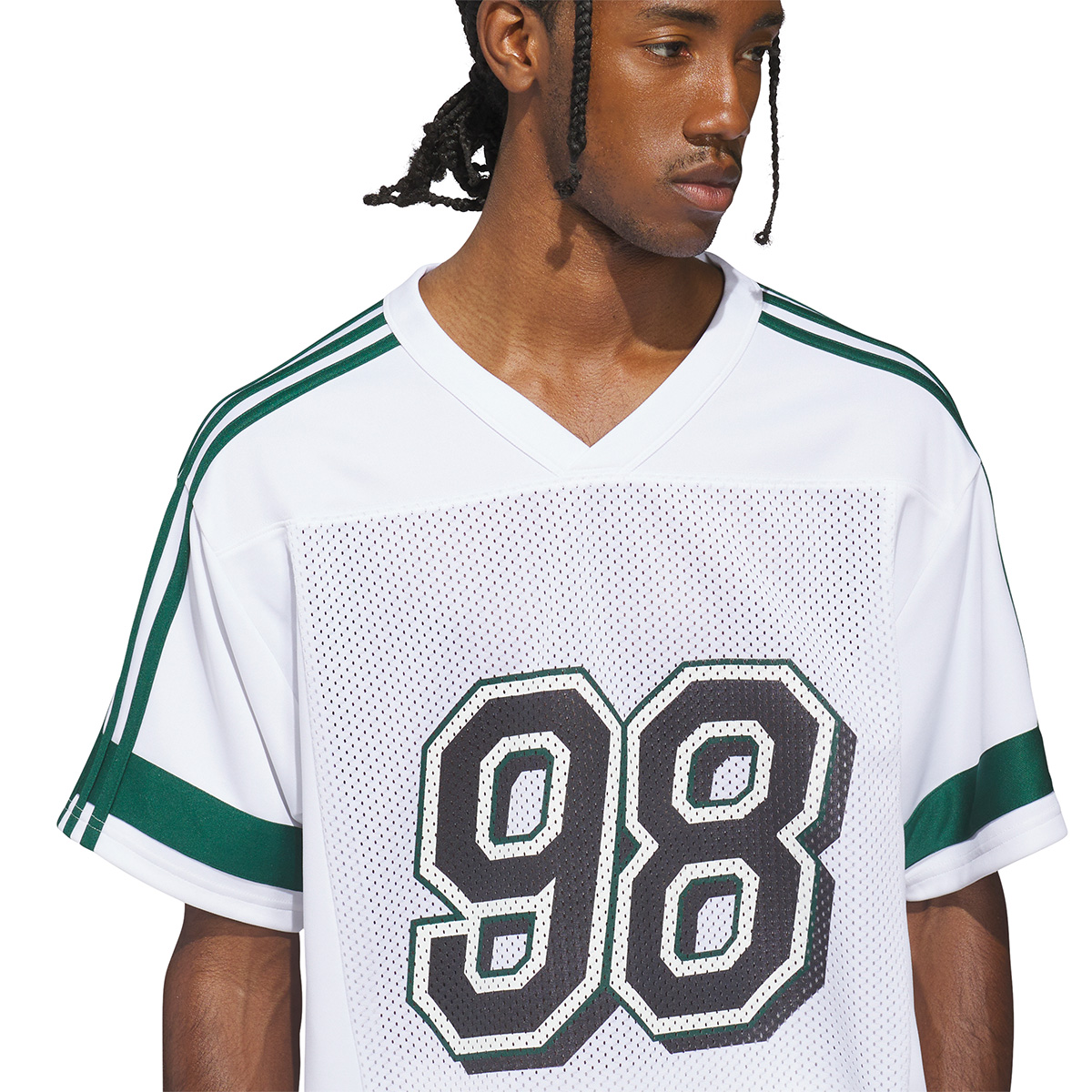 Adidas Tyshawn Jersey White/Icgome/Cgreen