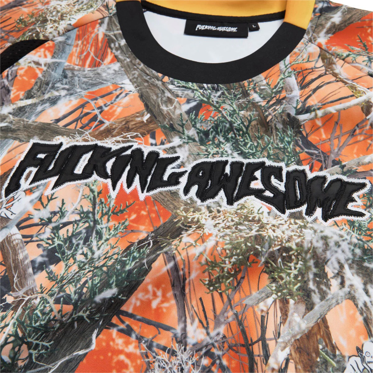 Fucking Awesome Rapid Short Sleeve Jersey Orange Camo