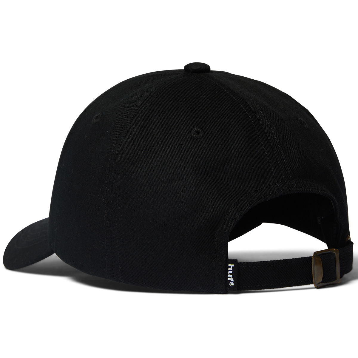 HUF Wide Angle 6 Panel CV Cap Black