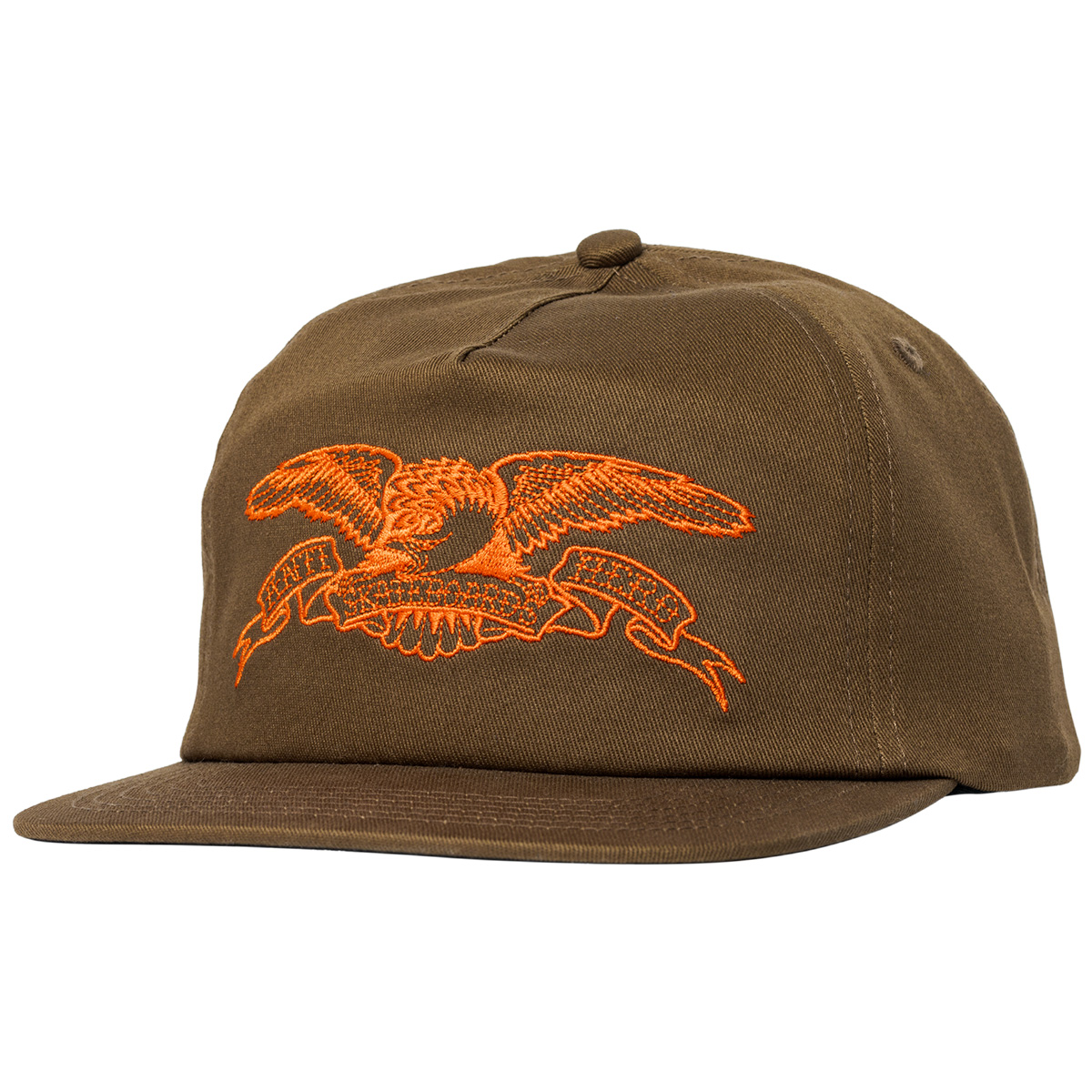 Anti Hero Basic Eagle Snapback Brown/Orange