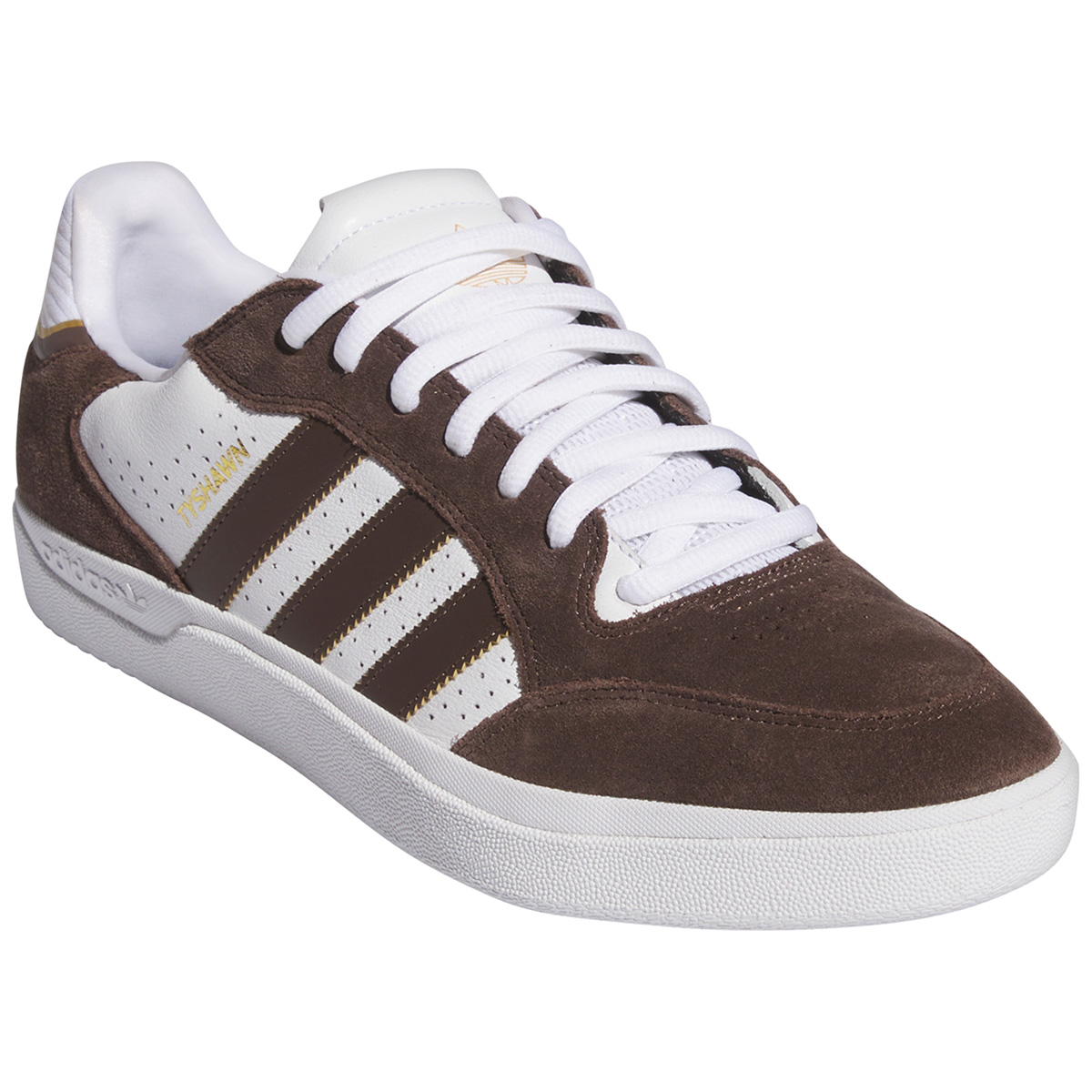 adidas Tyshawn Low Brown/Ftwwht/Goldmt
