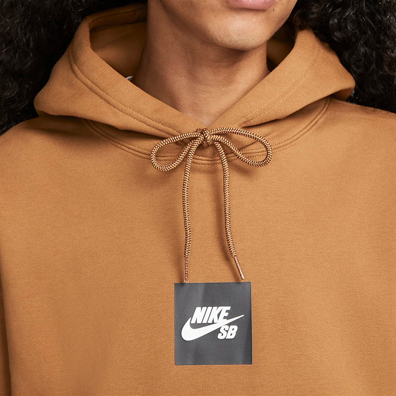 Nike SB Box Logo Fleece Hoodie Ale Brown