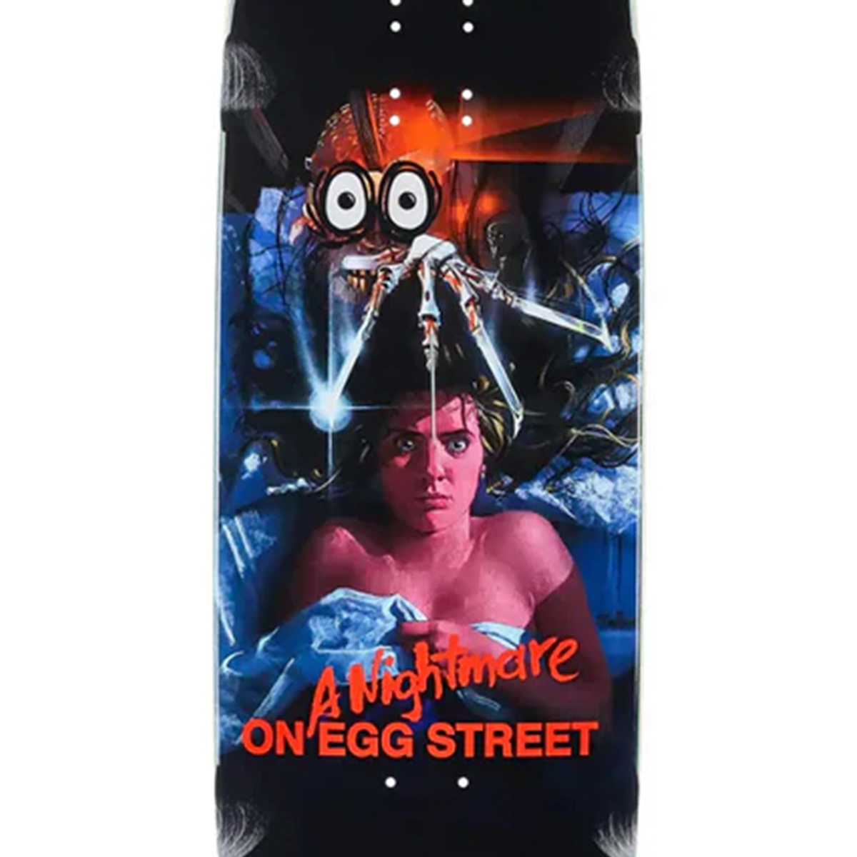 Heroin Nightmare On Egg Street Skateboard Deck 9.875