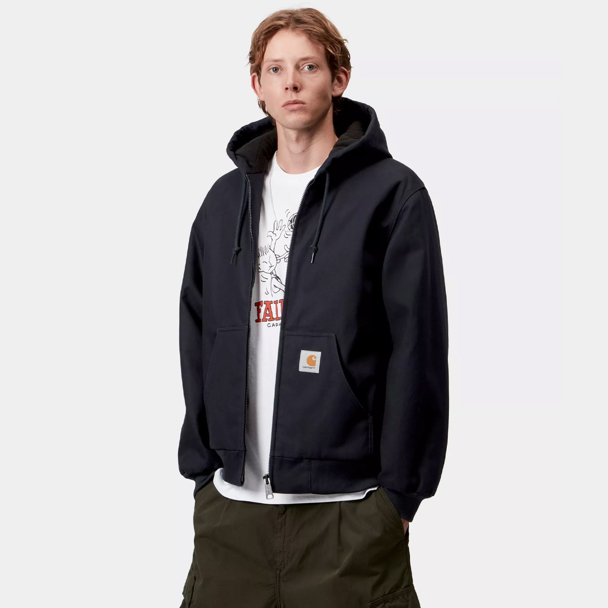 Carhartt WIP Active Jacket Dark Navy Rigid - Winter Carhartt WIP Active Jacket Dark Navy Rigid - Winter