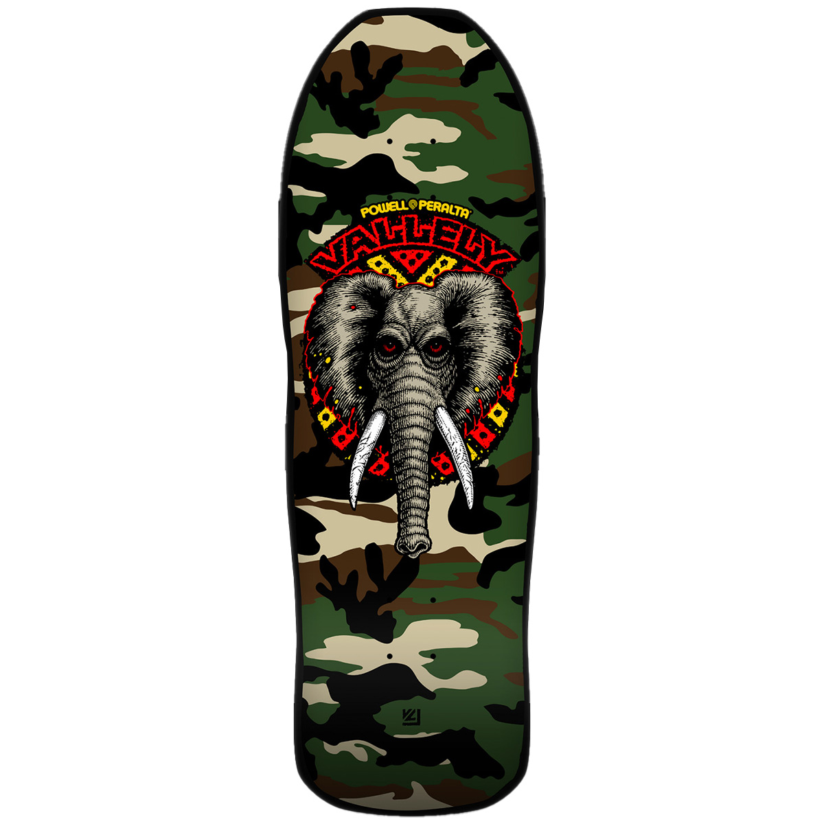 Powell Peralta Mike Vallely Elephant 09 Deck Camo 10.0 Powell Peralta Mike Vallely Elephant 09 Deck Camo 10.0