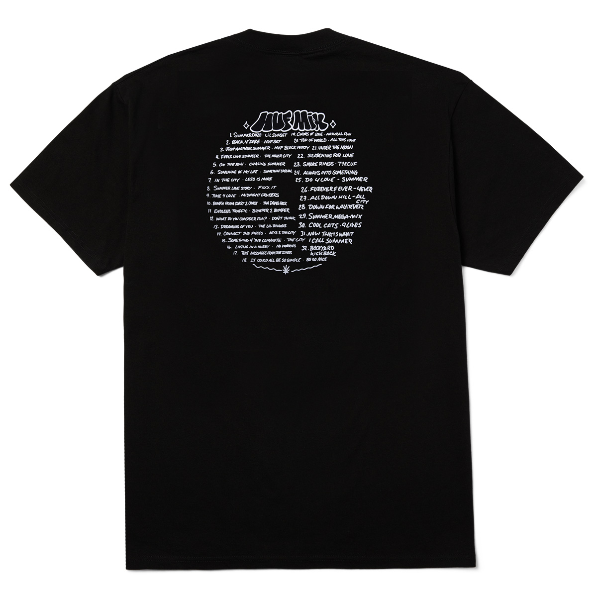 HUF Playlist T-Shirt Black