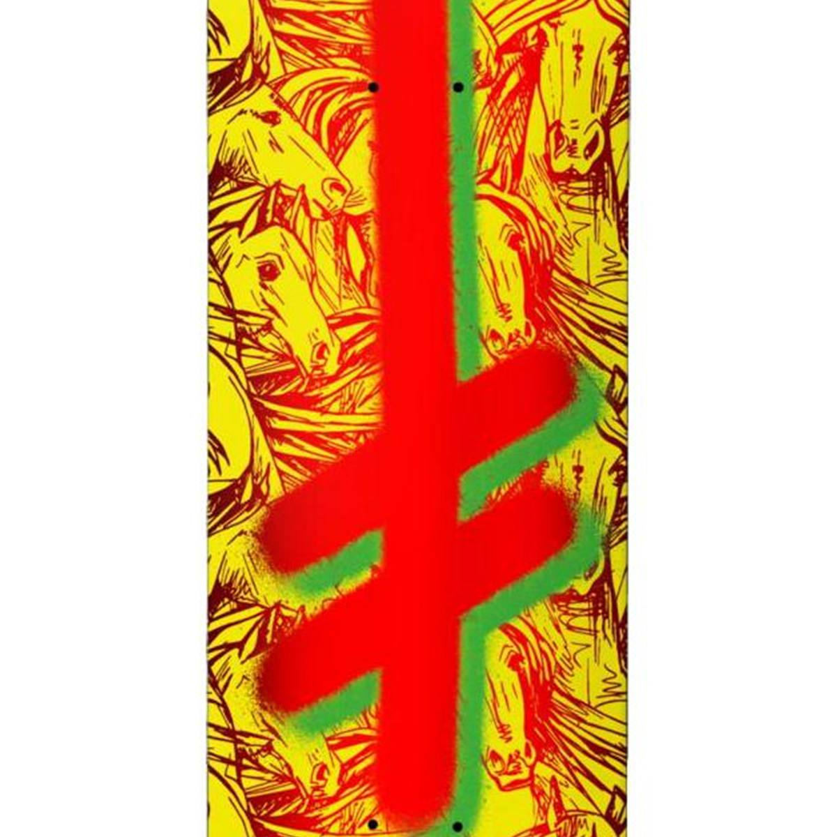 Deathwish Pedro Delfino Horses Gang Logo Deck 8.25 Deathwish Pedro Delfino Horses Gang Logo Deck 8.25