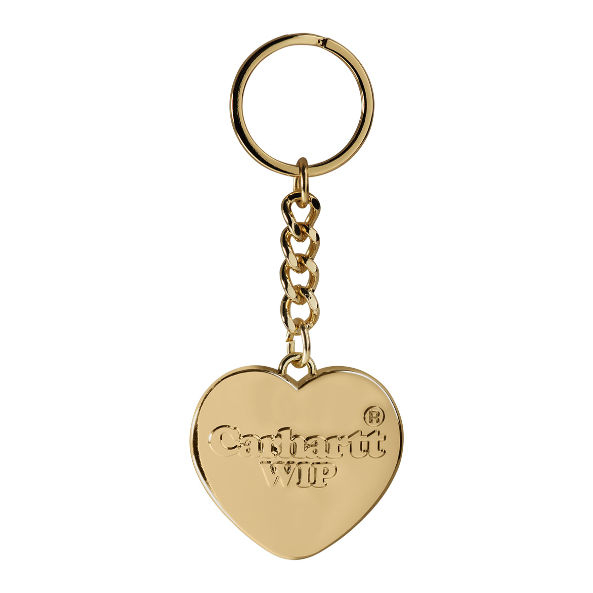 Carhartt WIP Heart Keychain Gold One Size 1142353_One Size