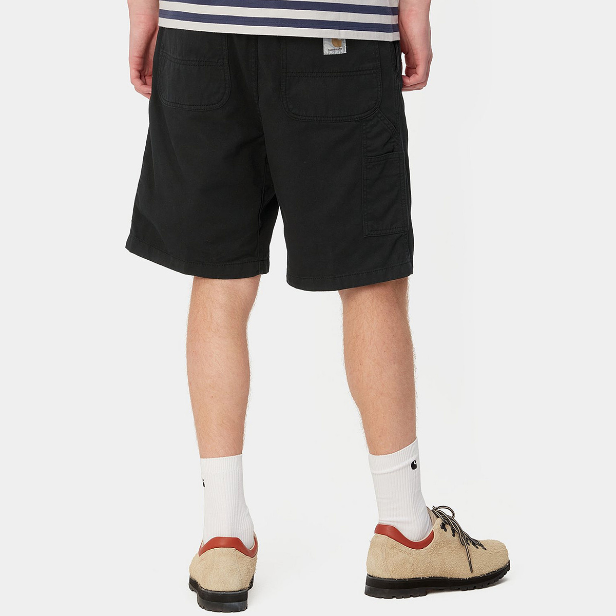 Carhartt WIP Flint Short Black Garment Dyed