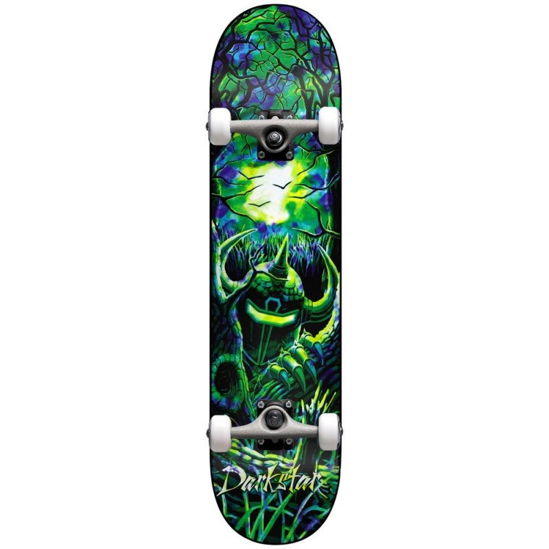 Darkstar Woods First Push Complete Skateboard Green/Blue 8.125
