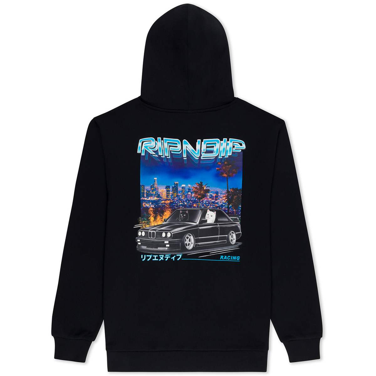 RipnDip Vroom Vroom Hooded Sweater Black