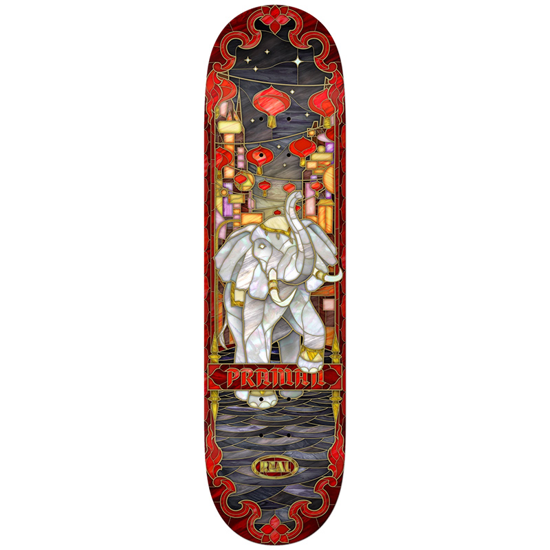 Real Praman Cathedral Skateboard Deck 8.5