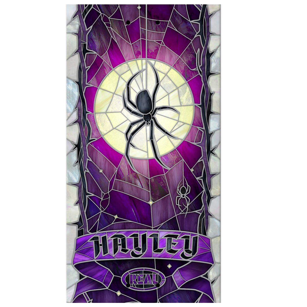 Real Hayley Cathedral Skateboard Deck 8.38 Real Hayley Cathedral Skateboard Deck 8.38