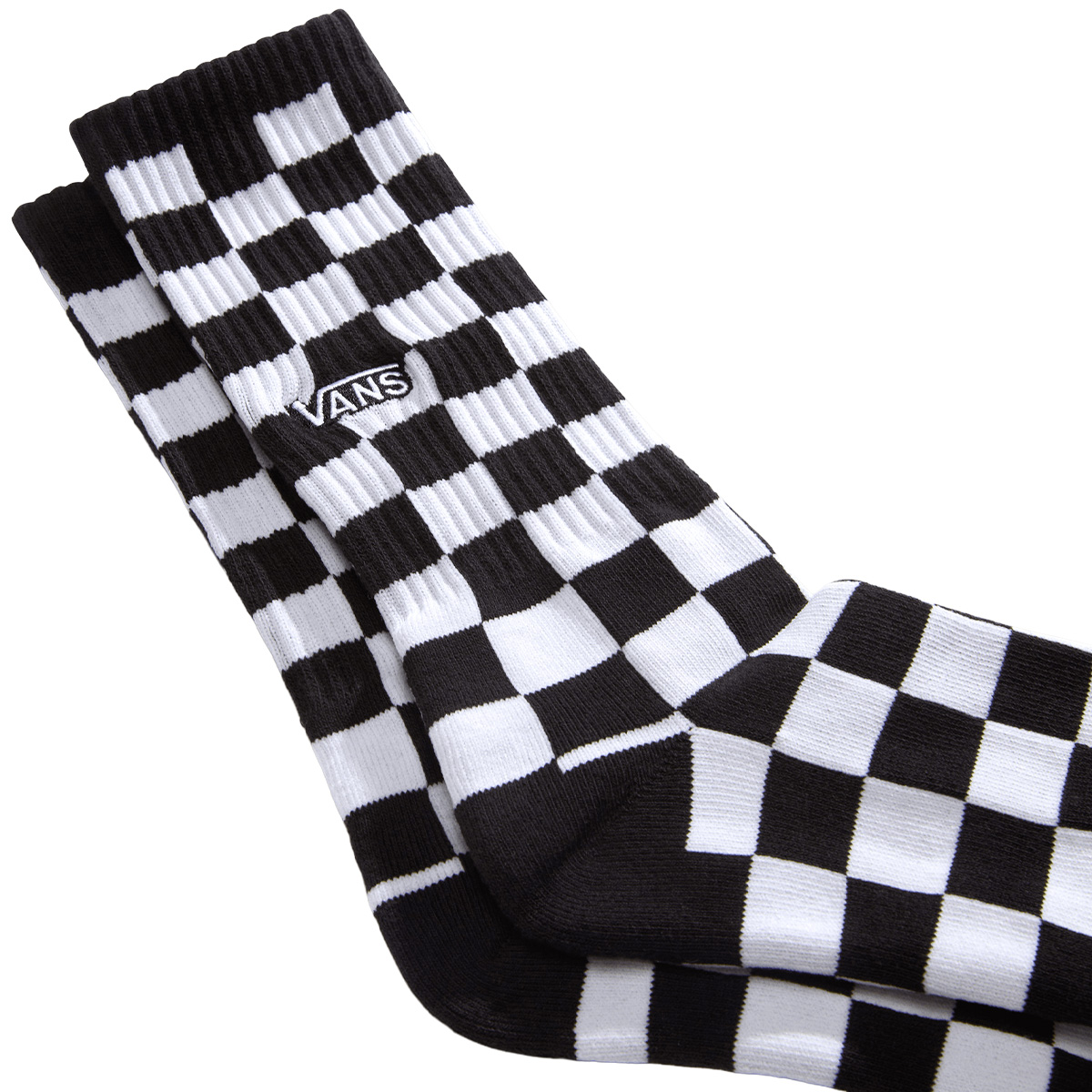 Vans Checkerboard Crew Checkerboard Socks Black/White