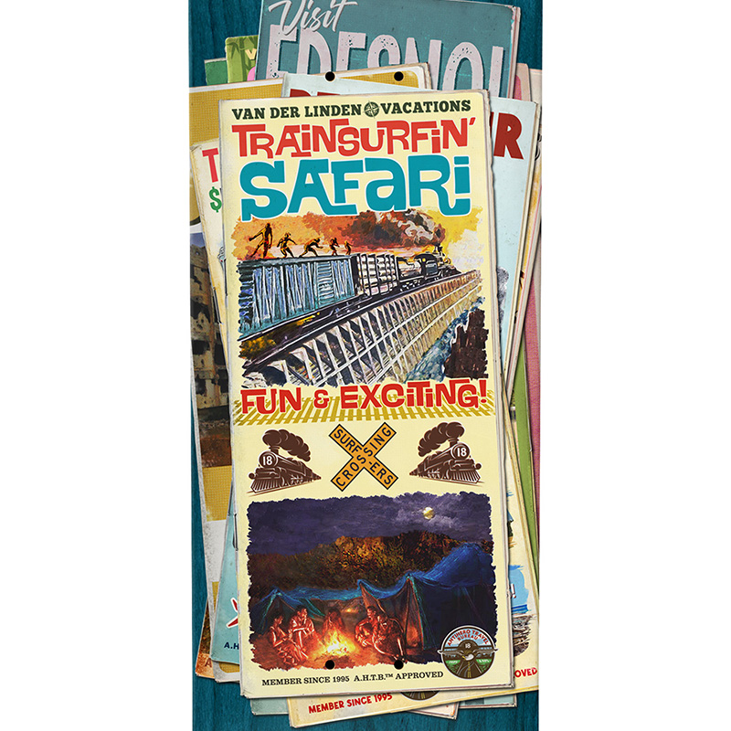 Anti Hero Daan Travel Bureau Skateboard Deck 8.06 Anti Hero Daan Travel Bureau Skateboard Deck 8.06