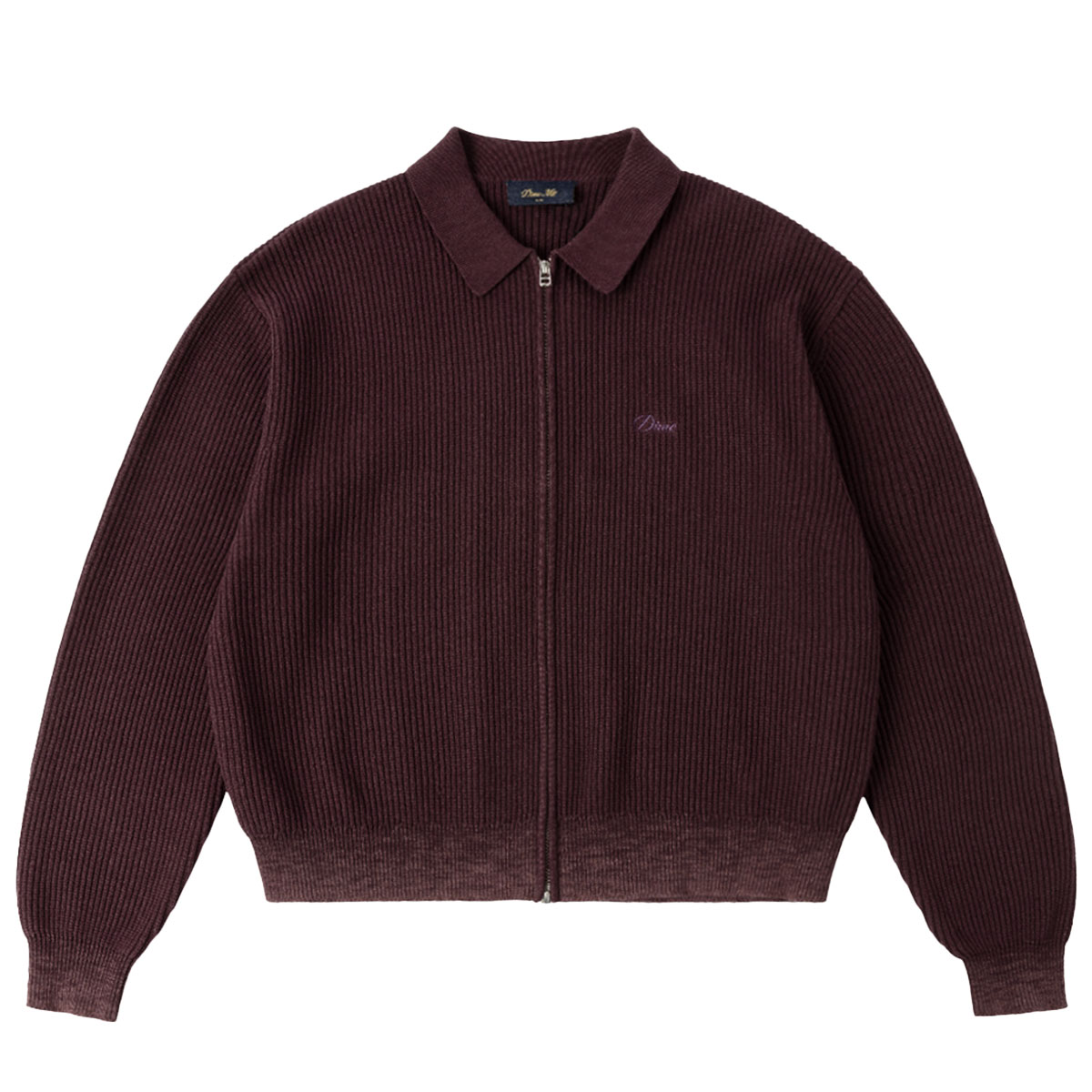 Dime Double Zip Knit Wine