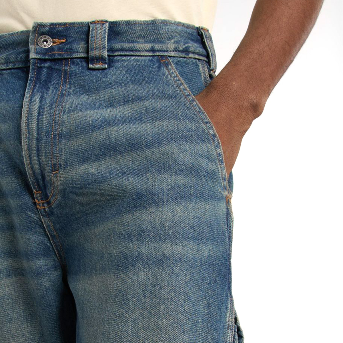Dickies Stevensville Carpenter Pant Denim Khaki Tinted Blue Dickies Stevensville Carpenter Pant Denim Khaki Tinted Blue
