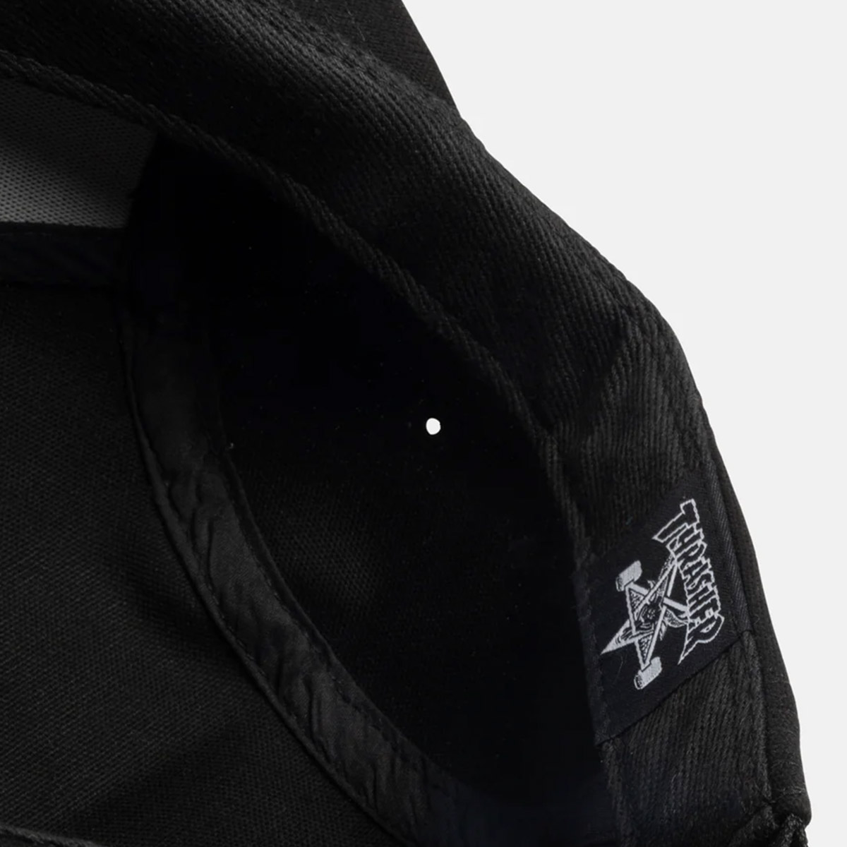 Thrasher Logo 5 Panel Cap Black Thrasher Logo 5 Panel Cap Black