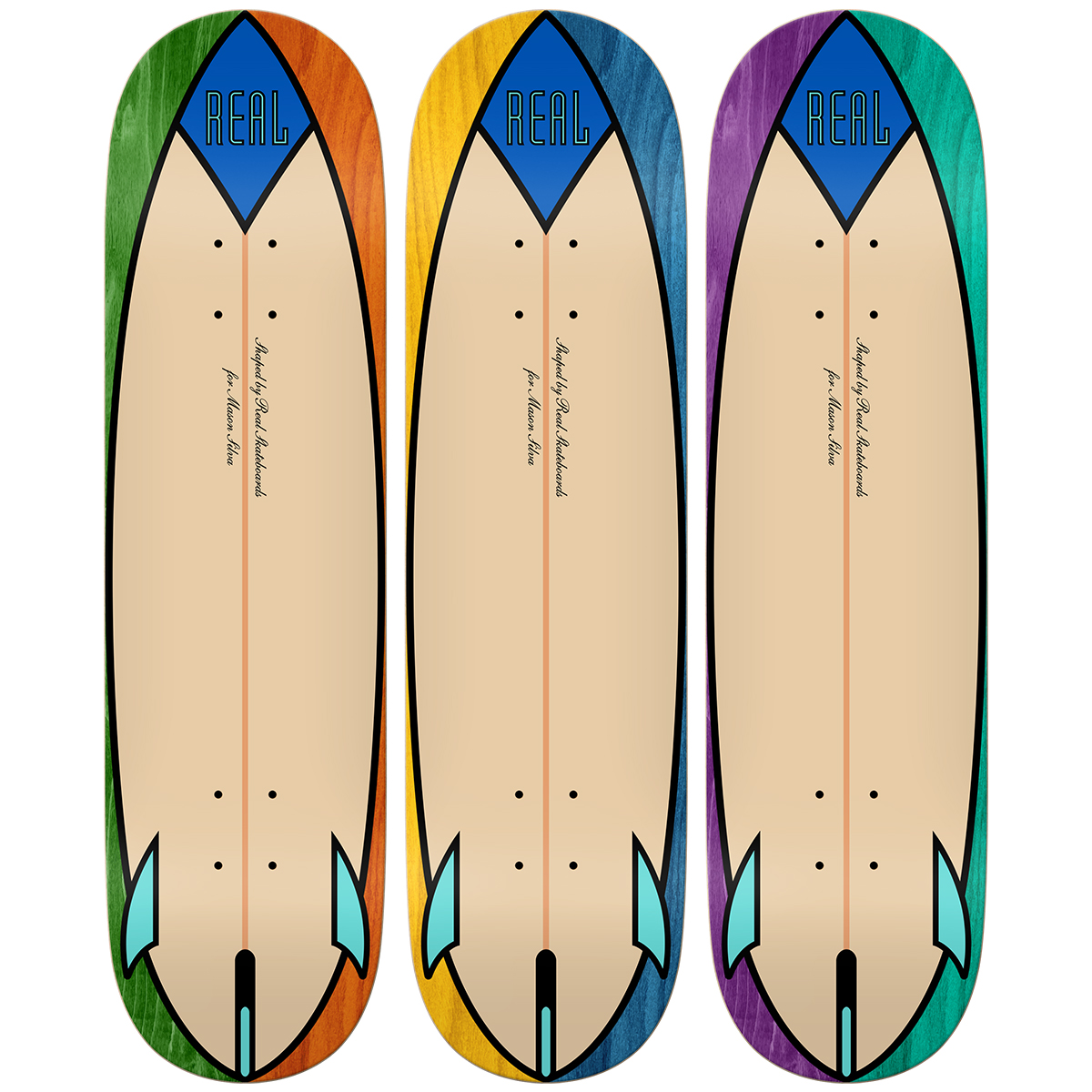 Real Mason Speed Egg Skateboard Deck 8.28