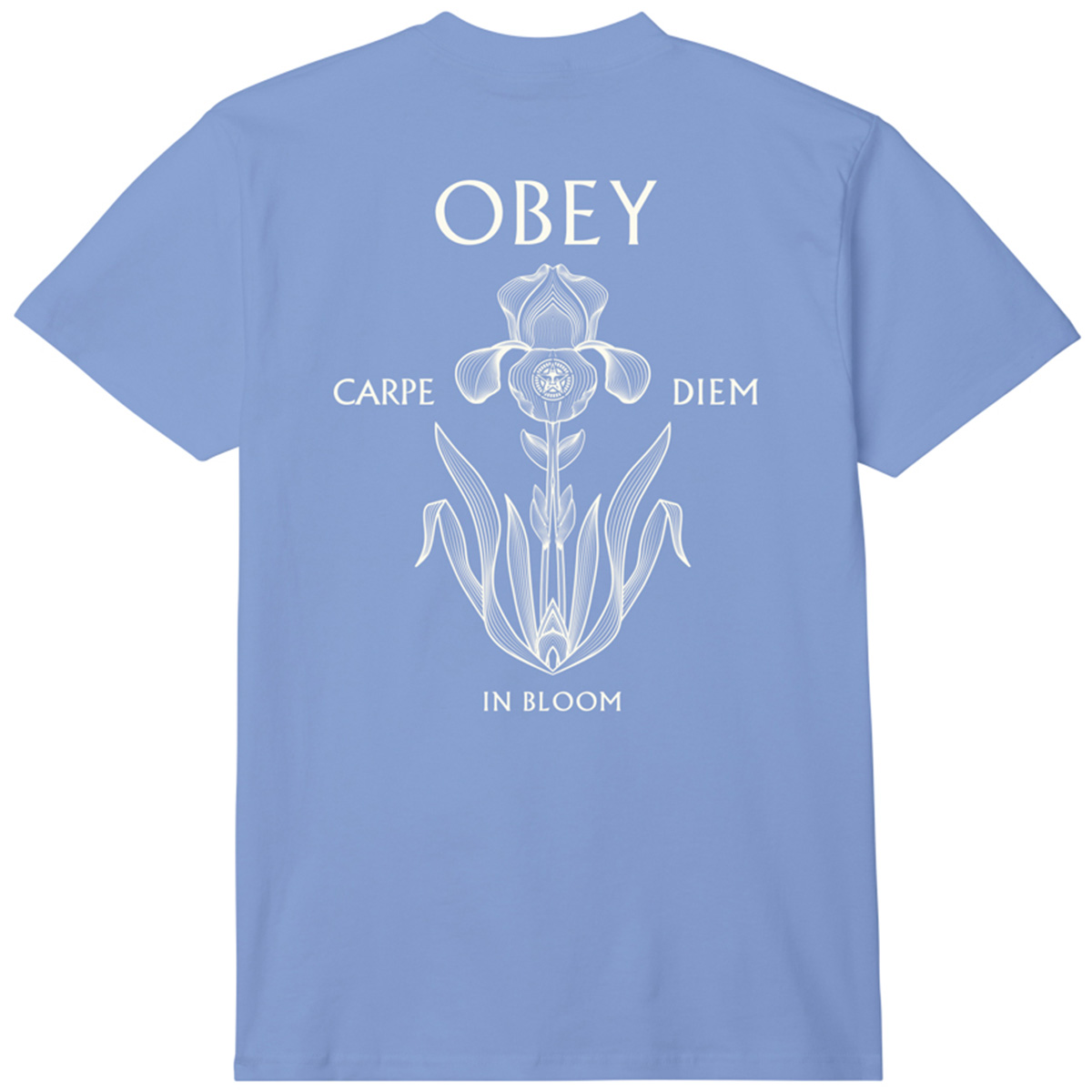 Obey Iris in Bloom T-Shirt Digital Violet Obey Iris in Bloom T-Shirt Digital Violet
