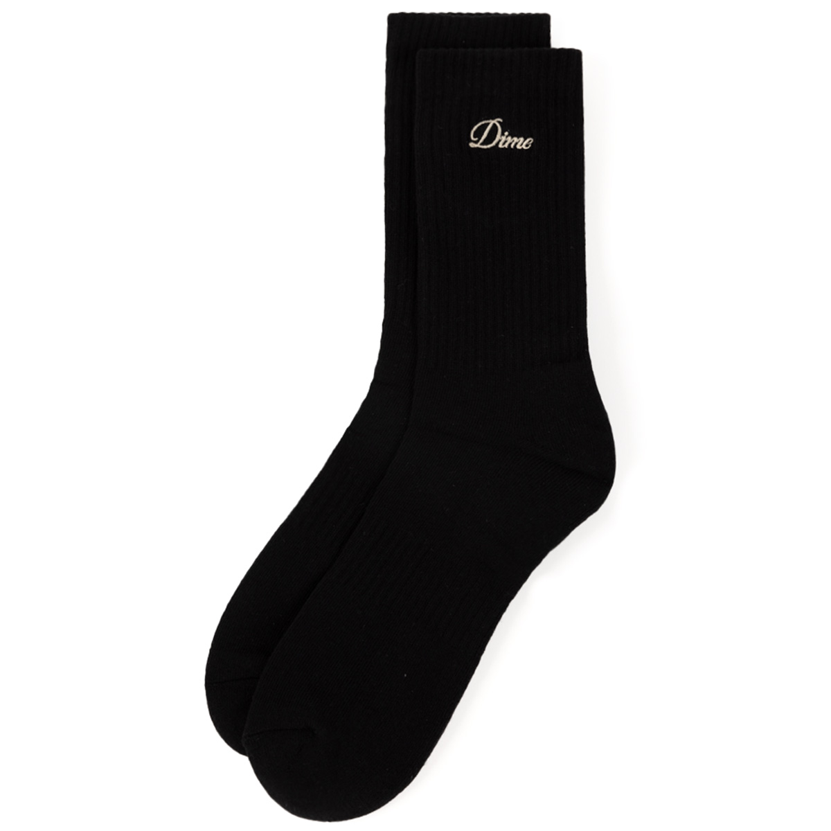 Dime Two Pack Crew Socks Black