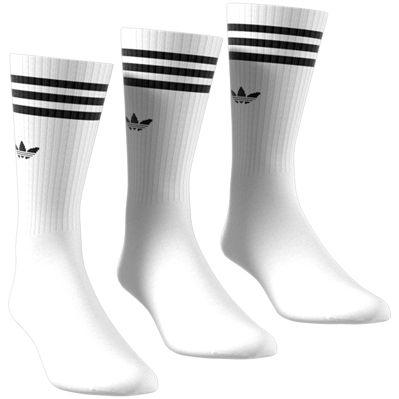 adidas High Crew Socks White 3-Pack adidas High Crew Socks White 3-Pack