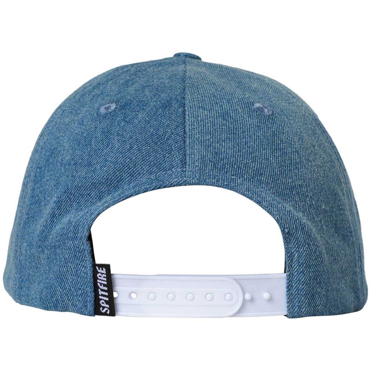 Spitfire Bighead Fill Snapback Cap Washed Denim/Red