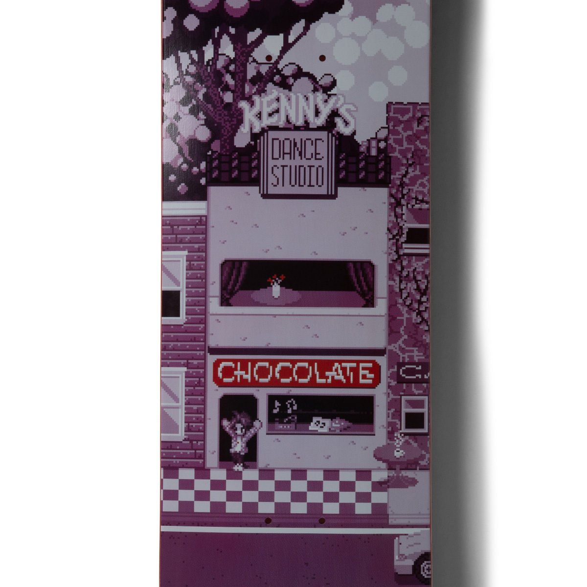 Chocolate Anderson Pixel City Skateboard Deck 8.25 Chocolate Anderson Pixel City Skateboard Deck 8.25