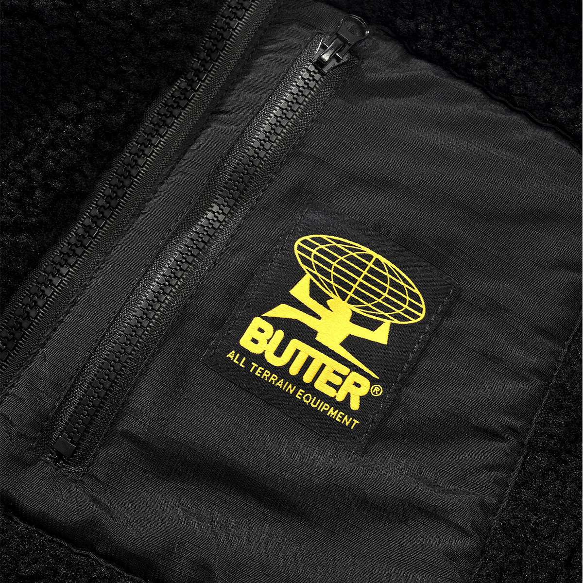 Butter Goods Terrain Reversible Vest Black