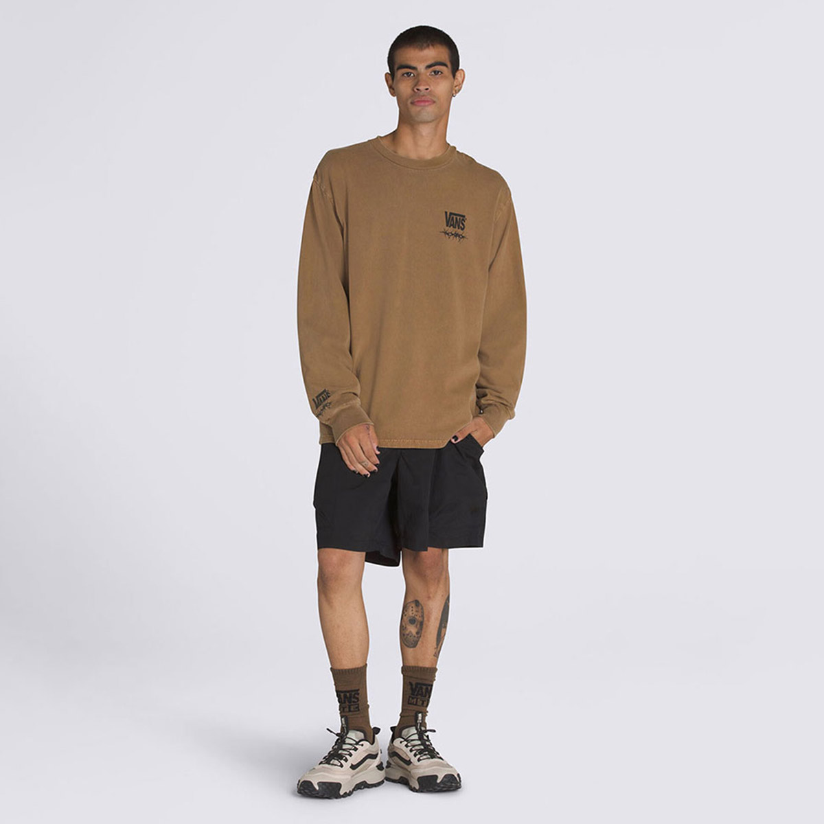 Vans Mte Goshawk Longsleeve T-Shirt Sepia Vans Mte Goshawk Longsleeve T-Shirt Sepia