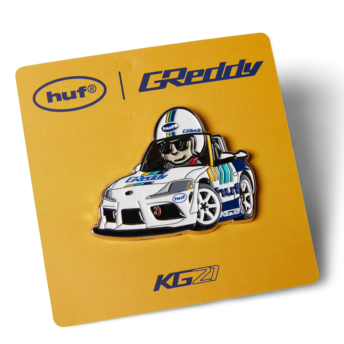 HUF x Greddy Gushi Pin