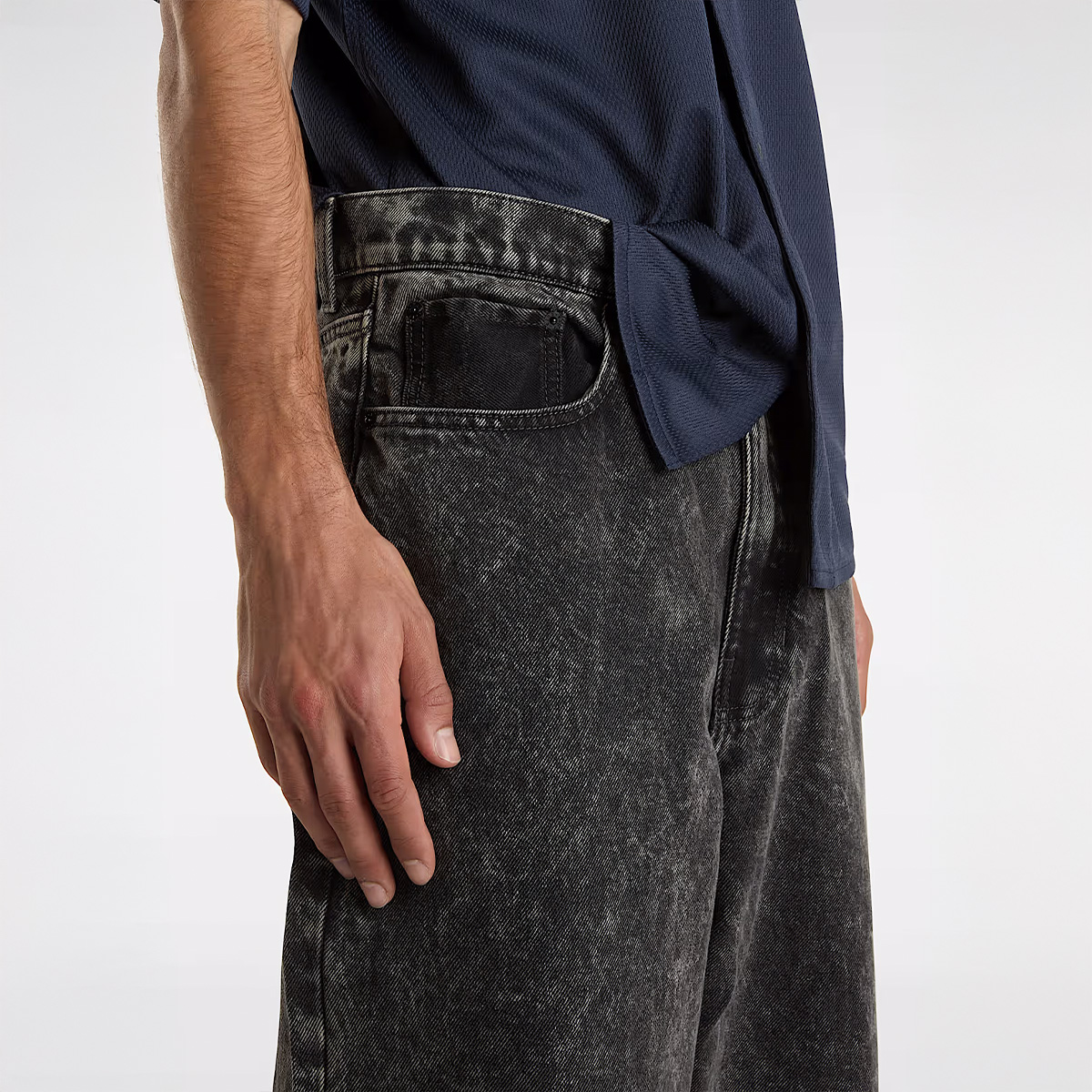 Vans Check-5 Baggy Denim Pant Stonewash Black Vans Check-5 Baggy Denim Pant Stonewash Black