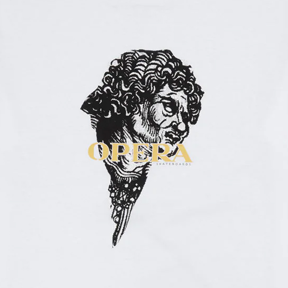 Opera Torn T-Shirt White Opera Torn T-Shirt White