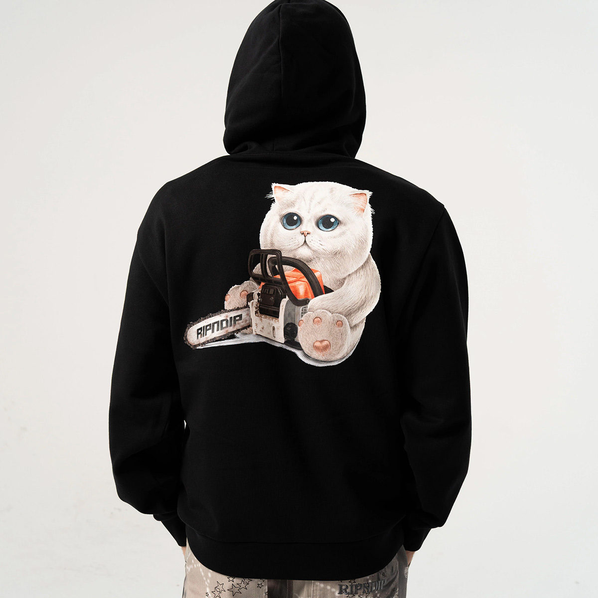RIPNDIP Find Out Hooded Sweater Black RIPNDIP Find Out Hooded Sweater Black