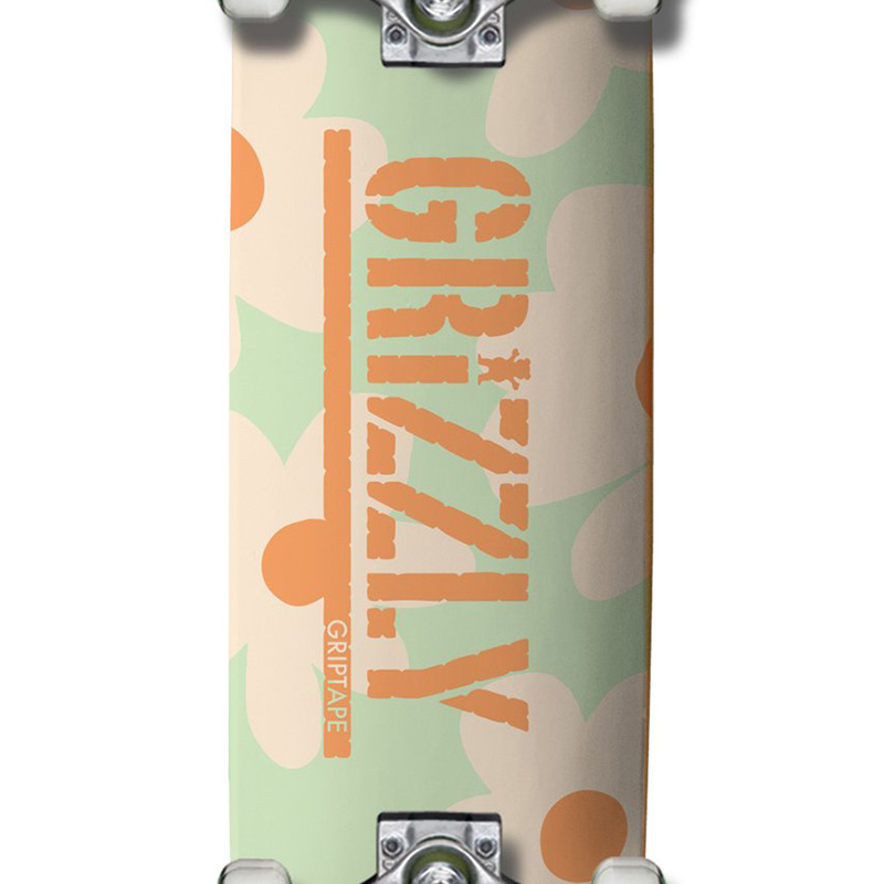 Grizzly Power Flower Complete Skateboard Mint 8.0