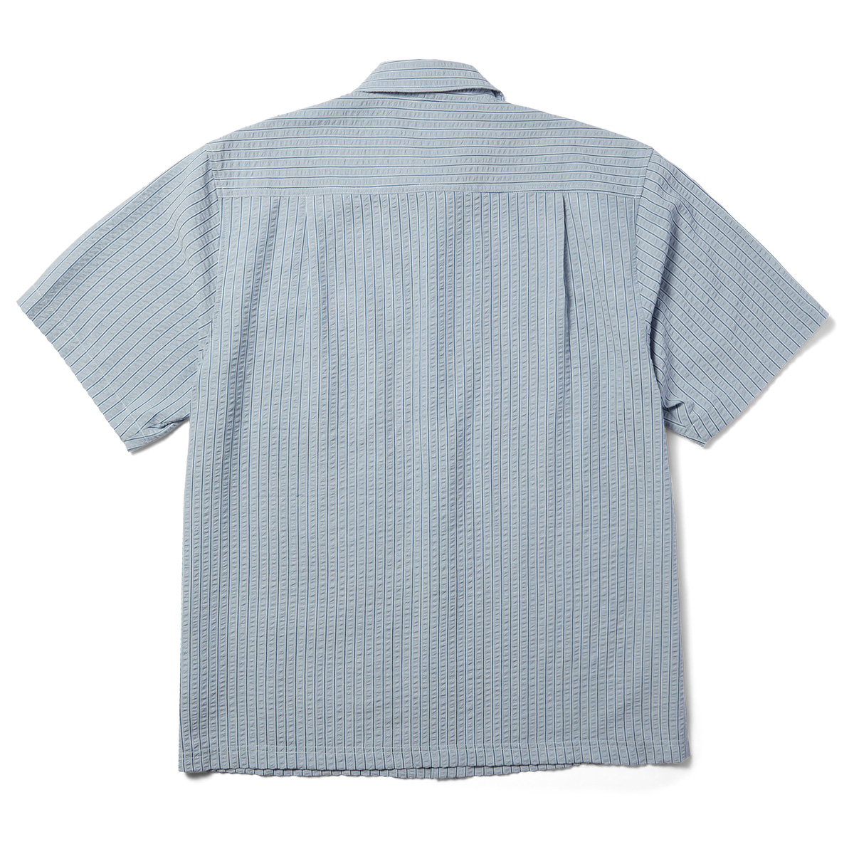 HUF Big Block Striped T-Shirt Light Blue
