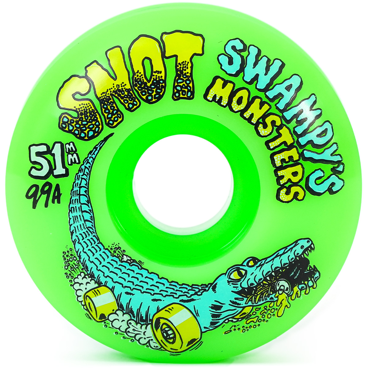 Snot Swampy Monsters Classic Wheels Neon Green 99a 51mm
