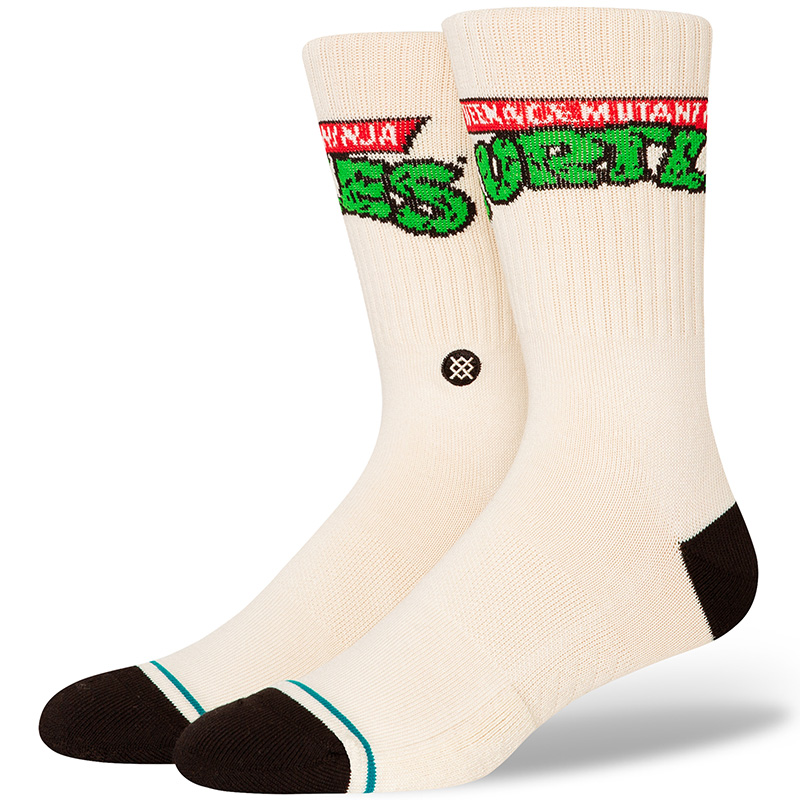 Stance Turtles Socks Off White