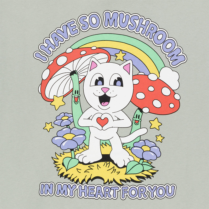 RIPNDIP So Mushroom Hoodie Sage RIPNDIP So Mushroom Hoodie Sage