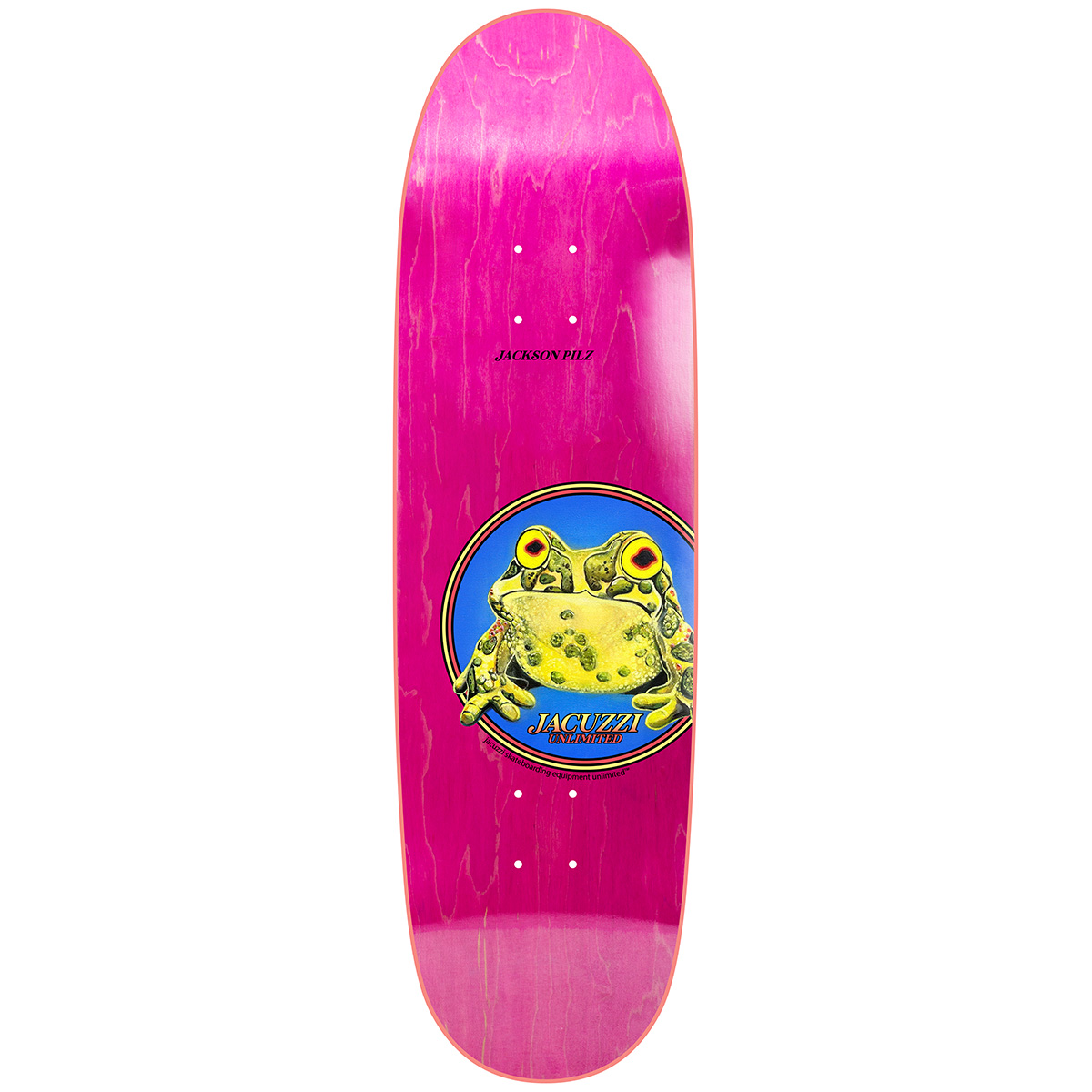 Jacuzzi Jackson Pilz Toadadelic Skateboard Deck Pink 9.125