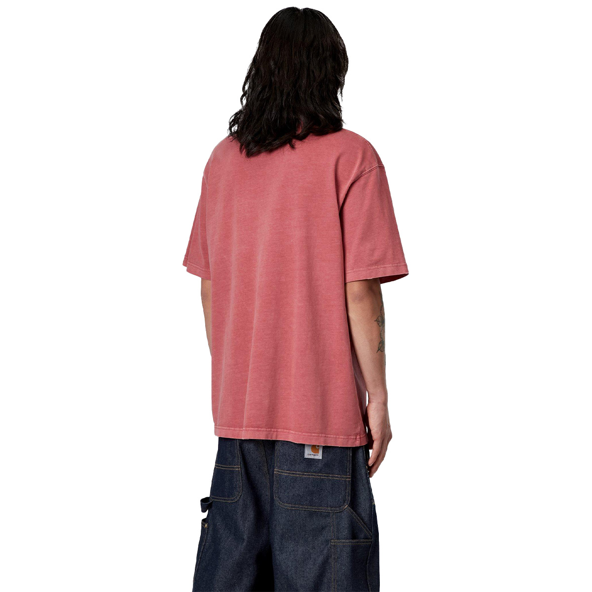 Carhartt WIP Torion Pocket T-Shirt Marsala Grind Wash