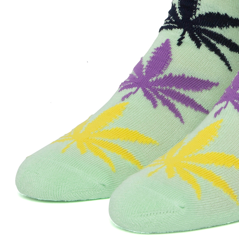 HUF Gradient Leaves Plantlife Socks Mint